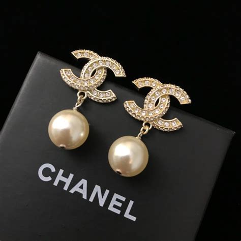 genuine chanel cc earrings|chanel earrings official website.